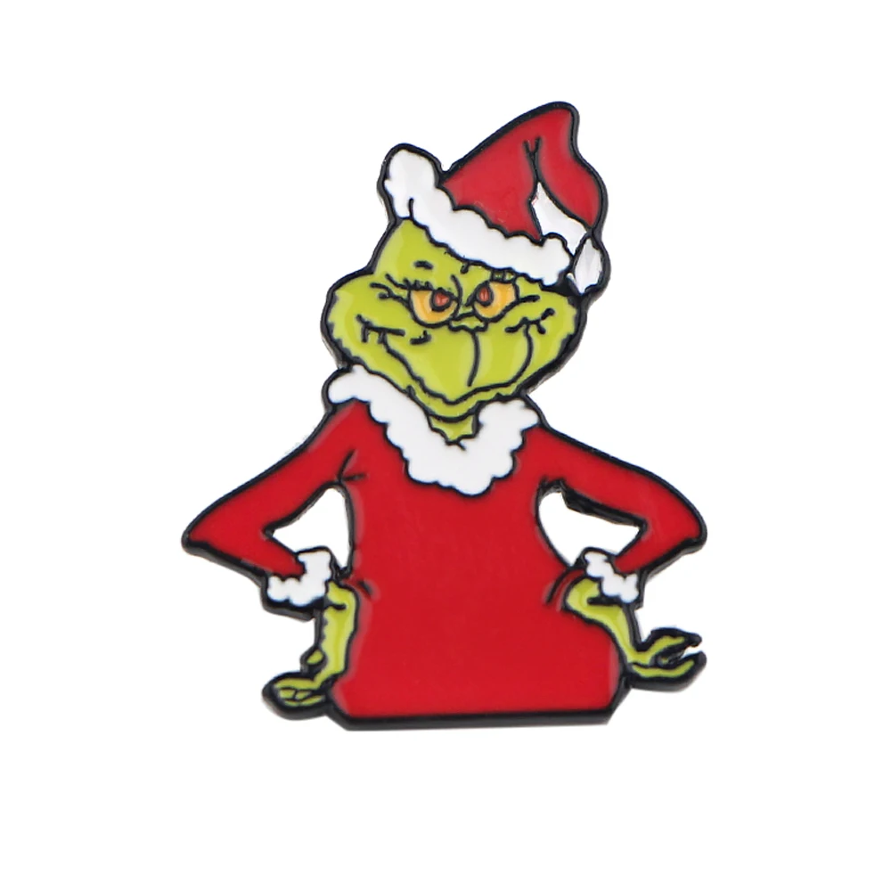 K2750 с рождественским монстром милая брошка мультфильм булавки для женщин брошь