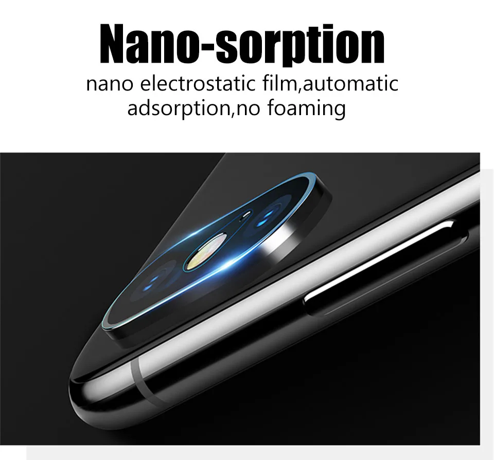 15D полное покрытие объектива камеры закаленное стекло для iPhone XS 11 Pro MAX Защита экрана для iPhone XR X 7 8 Plus защитная пленка