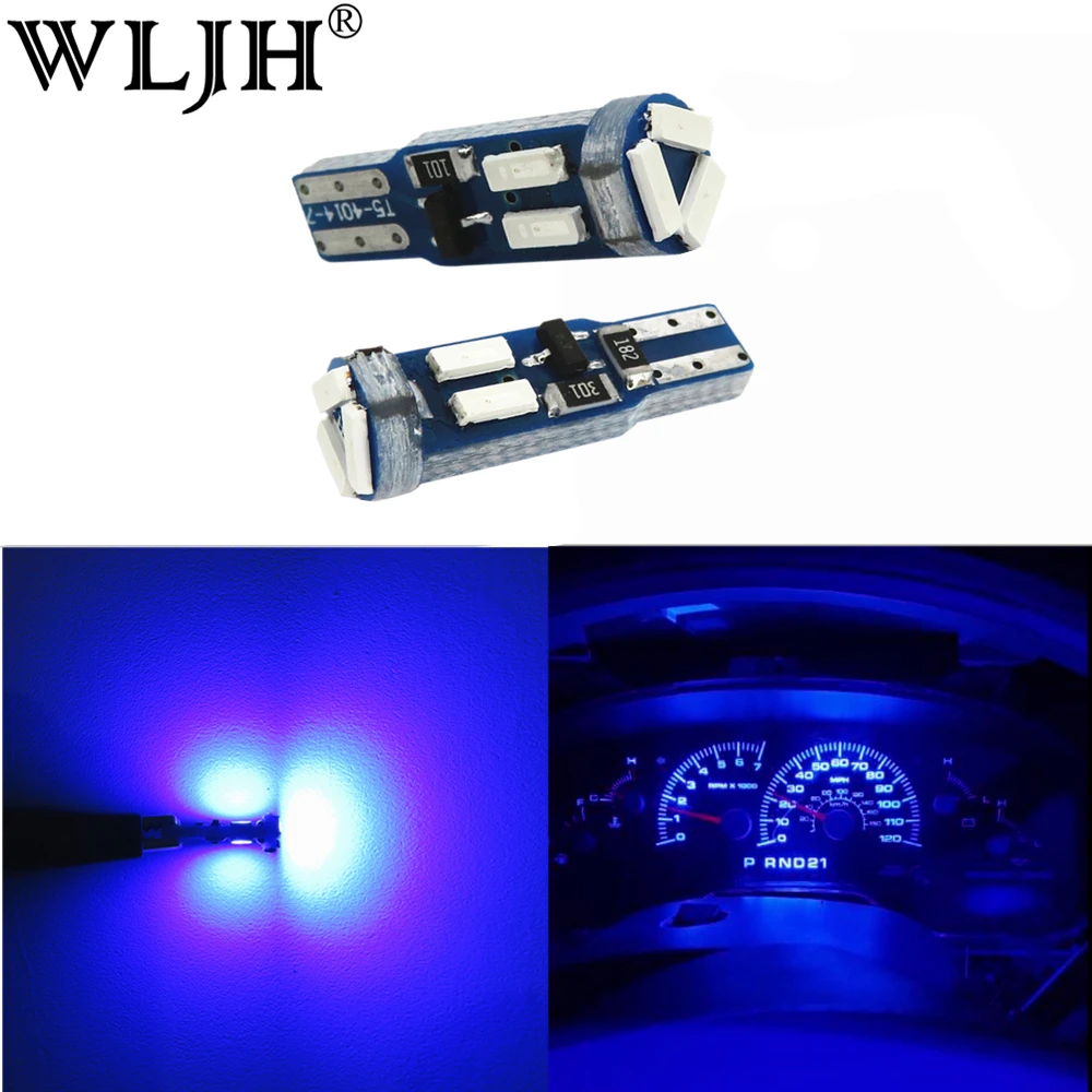 WLJH 100X Canbus T5 клиновидный светодиод 73 74 2721 286 прибор кластер датчик тире Индикатор