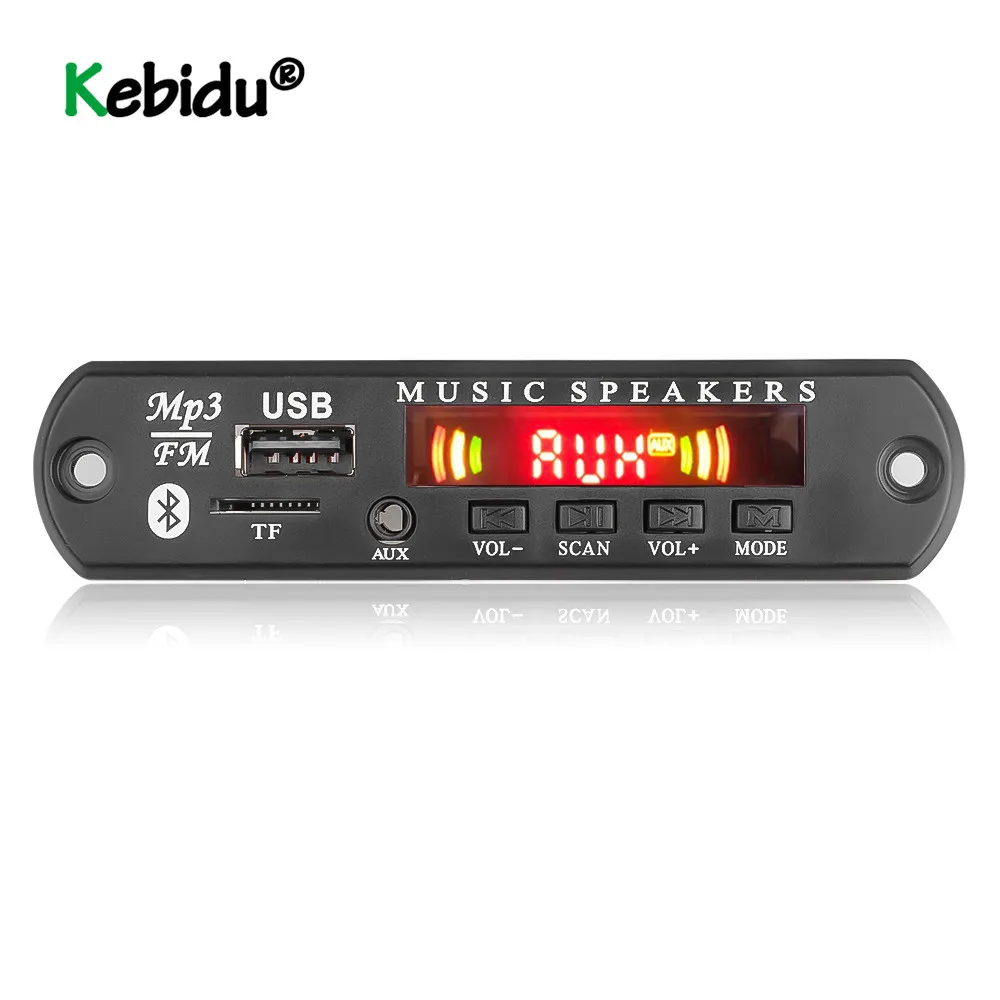 Беспроводной Bluetooth 5 0 MP3 WMA декодер плата 12 В автомобильное аудио USB TF FM радио