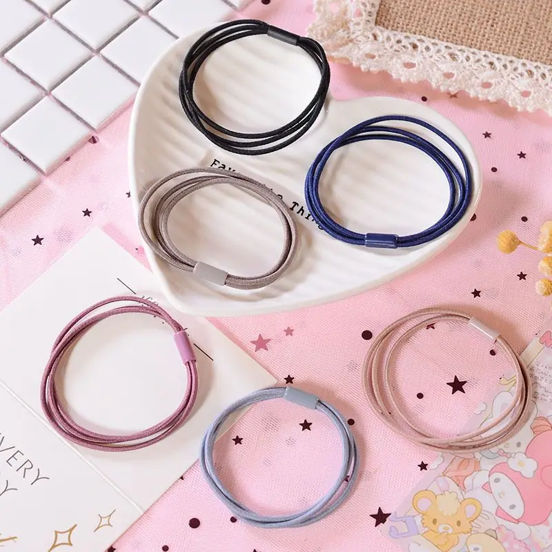 

50Pcs Hair Accessories Women Elastic Rubber Bands Girls Headband Elastic Scrunchies Ponytail Holde Ties for Hair