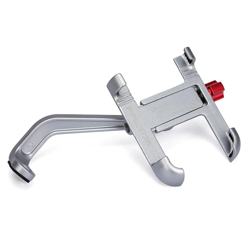 Rearview Silver Алюминиевый держатель для телефона на мотоцикл, Руль заднего вида, велосипедный кронштейн для iPhone, samsung, регулируемая поддержка, gps, подставка для телефона на велосипед - Цвет: Rearview Silver