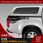 Автомобильные аксессуары, 2 шт., Виниловая наклейка на задний багажник, d-max, для isuzu d-max 2012, 2013, 2014, 2015, 2016, 2017, 2018