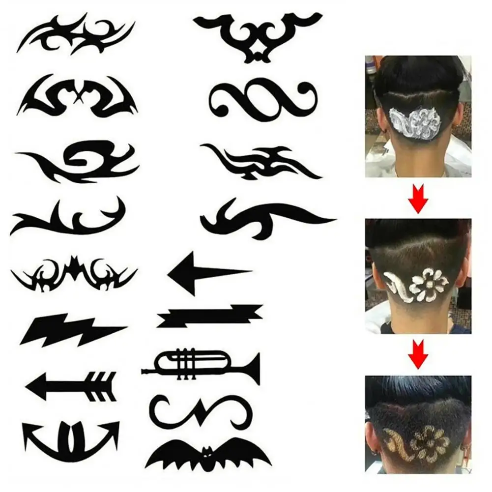 Шаблон для татуировок трафарет эластичный многоразовый сделай сам разные стили