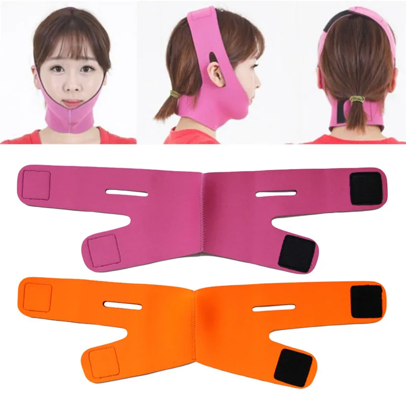 Бандаж для похудения лица маска подтяжки двойной подбородок ремешок кожи