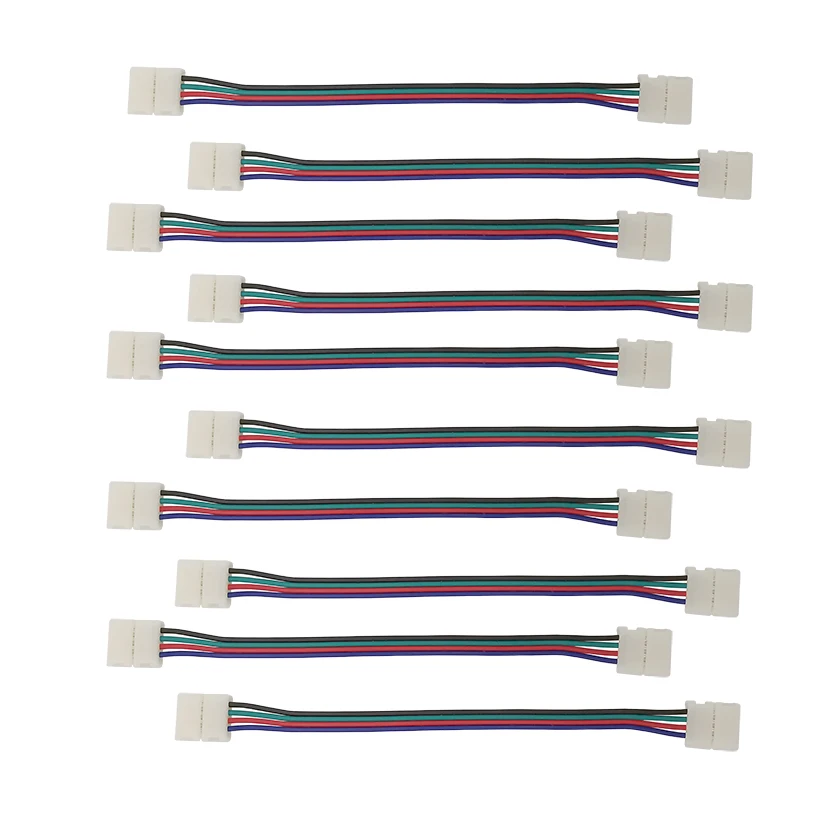 5/2/1 шт. 15 см 4pin RGB Светодиодная лента светильник кабель для подключения провода 10
