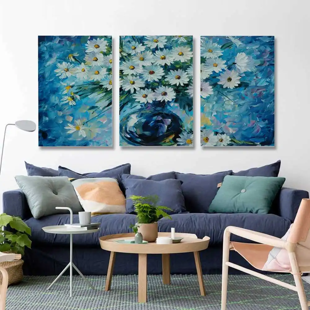 

Landscape poster-chrysanthemum living room decoration painting canvas wall art living room