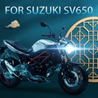 Светодиодная передняя фара для Мотоцикла Suzuki SV650 H4, аксессуары для модификации фар, дальний и ближний свет, Cafe Racer Enduro HS1 9003, мотоциклетная передняя фара