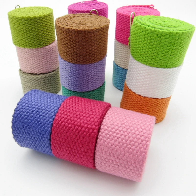 Полиэстеровые хлопковые стяжки 5 метров 38 мм ширина 2 мм|Тесьма| |