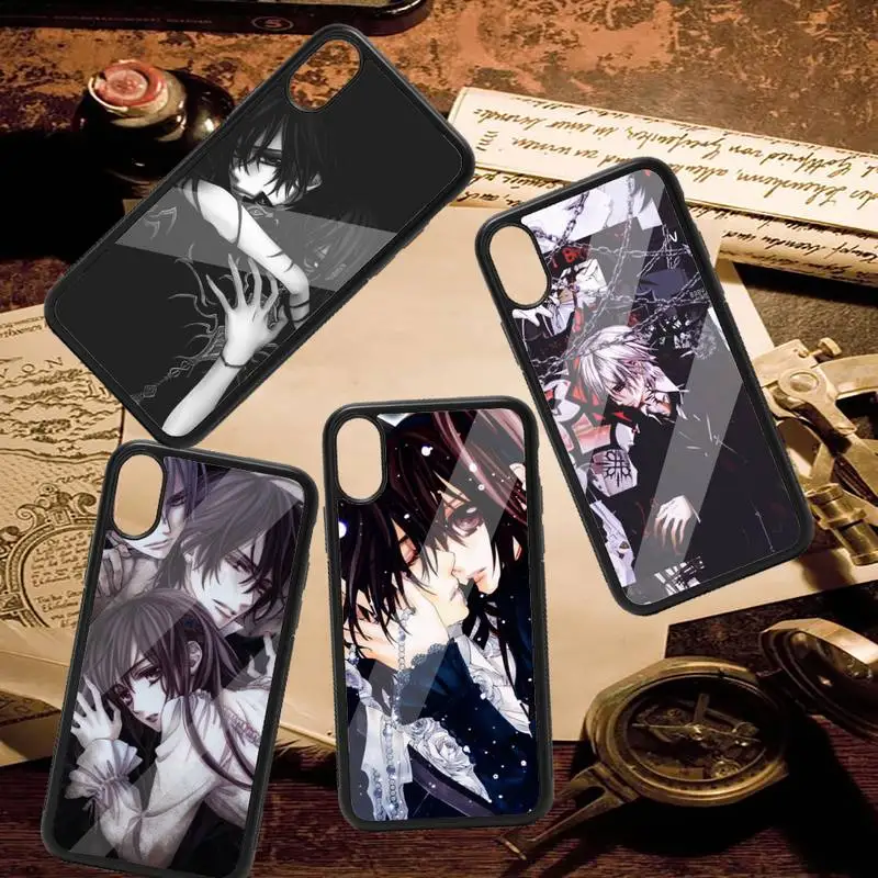 

Vampire Knight Anime Manga Phone Case PC for iPhone 11 12 pro XS MAX 8 7 6 6S Plus X 5S SE 2020 XR