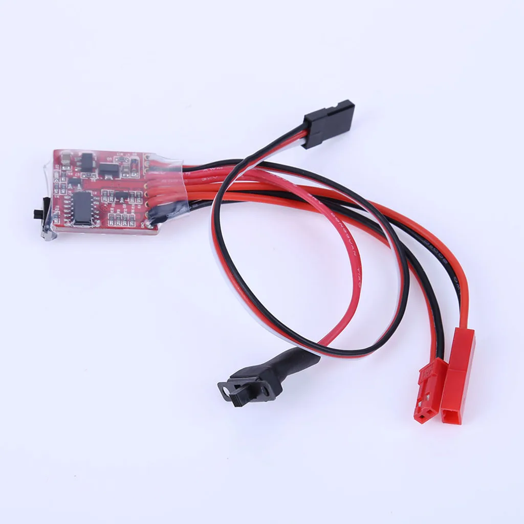 Матовый ESC 20A Li-Po 2S с тормозом для RC Crawler Car Boat Tank может работать щеточным двигателем