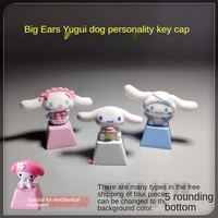 custom cute kawaii cinnamorol series anime keycaps mechanical keyboard caps cherry mx personalized cartoon pbt diy key cap game