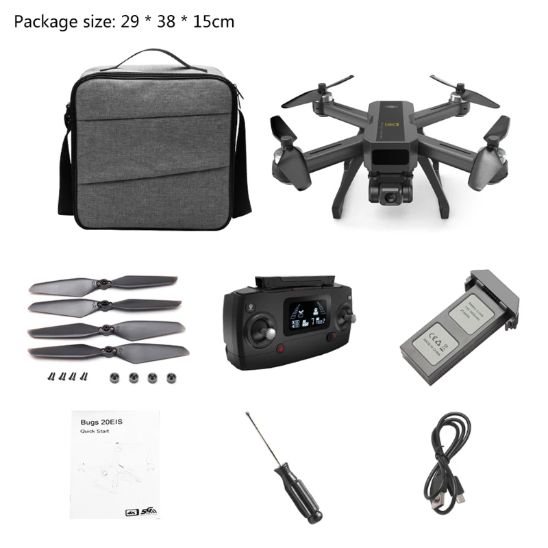 MJX B20 EIS Радиоуправляемый Дрон GPS профессиональная камера 4K 5G WIFI FPV бесщеточный