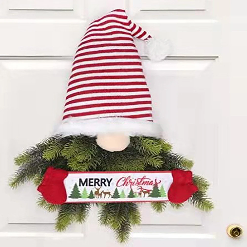 

Изысканная гирлянда, декоративный венок, украшение для дома и улицы, Рождественская вечеринка, праздничная атмосфера, Подарки Для Семьи