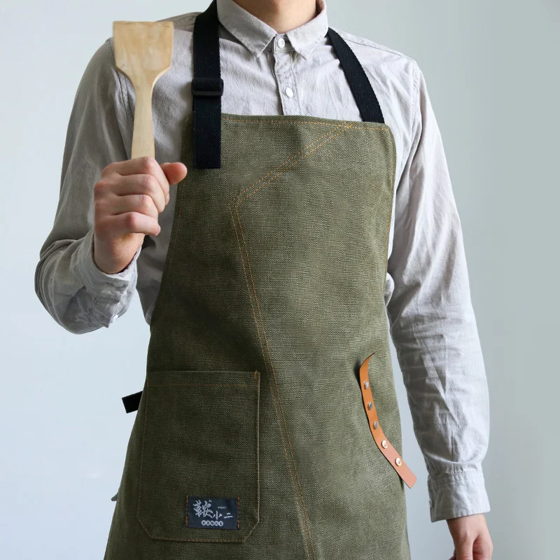 Плотный брезентовый фартук для мужчин и женщин рабочая одежда китайский