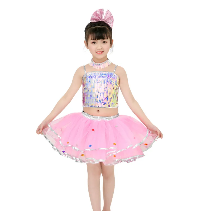 Костюмы для джазовых танцев в стиле хип-хоп детские танцевальные костюмы девочек