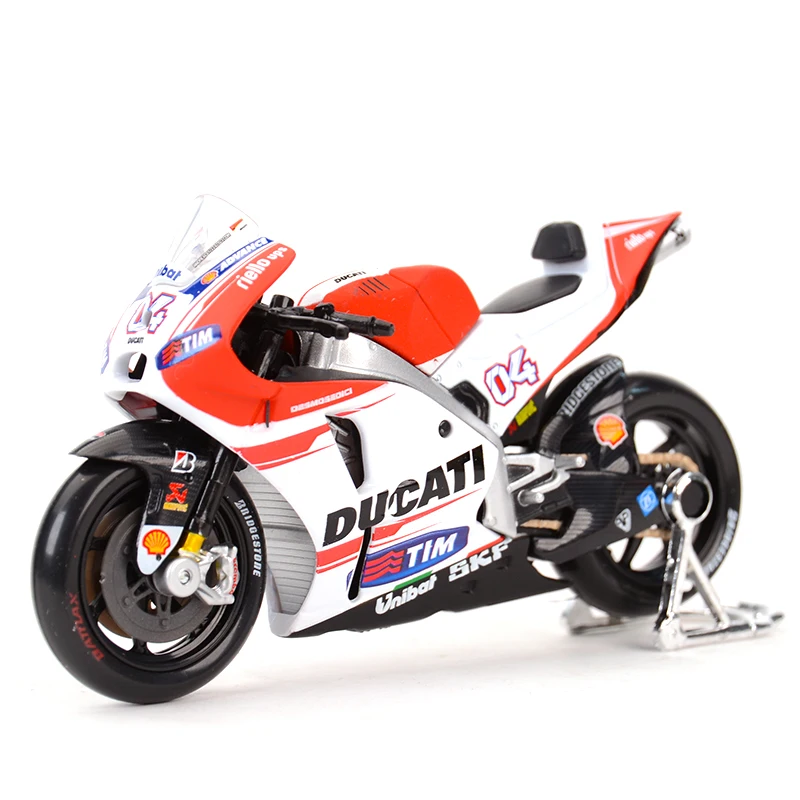2015 Ducati 04 Maisto 1:18 GP гоночный Yamaha YZR M1 Заводская гоночная команда 46#25# Литая модель мотоцикла из сплава - Цвет: 2015 Ducati 04