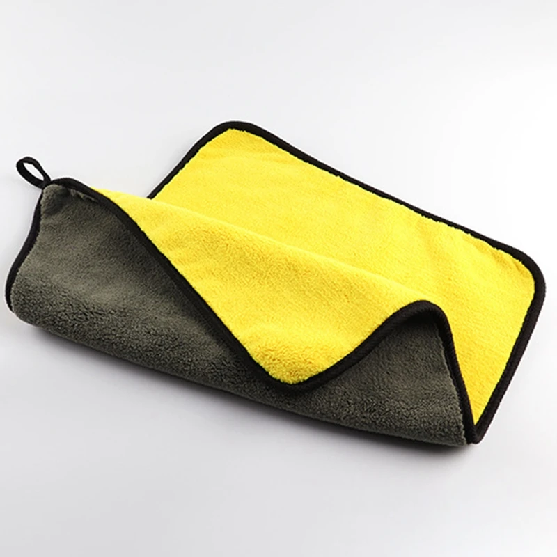 Полотенца из микрофибры для автомойки 5 шт. супер толстая плюшевая ткань мытья