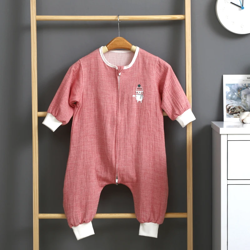 Новый новорожденный милый мультфильм детский спальный мешок с длинными рукавами