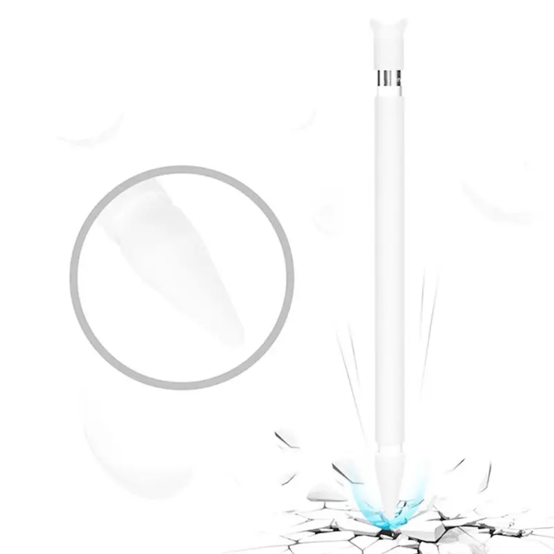 

Cute cat ears scrollproof silicone protective bag cap Apple pencil for iPad pencil