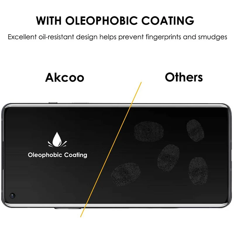 3 pieces 3d curved edge glass for oneplus 8 pro akcoo tempered glass oneplus 8 screen protector compatible fingerprint unlock free global shipping