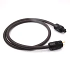 Кабель питания переменного тока viборг VP1606 HiFi OFC RISR 6 мм с позолоченной вилкой европейского стандарта для amp cd