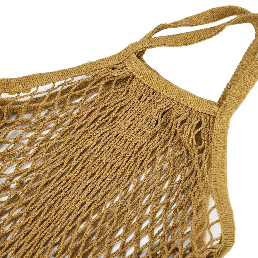 

Mesh Net Turtle Bag String Shopping Bag Reusable Fruit packaging Storage Handbag wear-resisting household shopping Totes