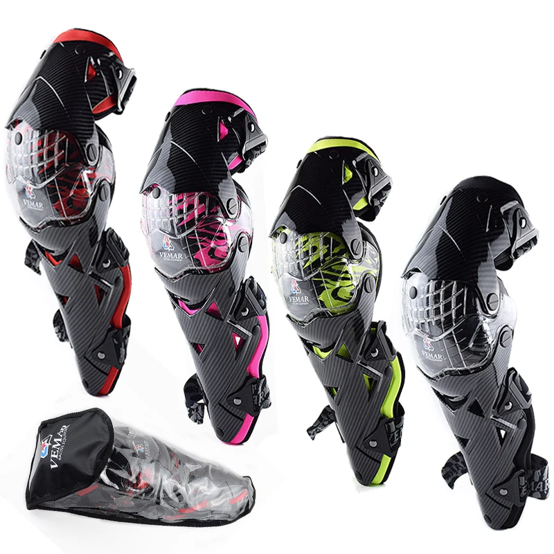 Наколенники Vemar для мотоциклистов наколенники мотокросса теплые розового цвета