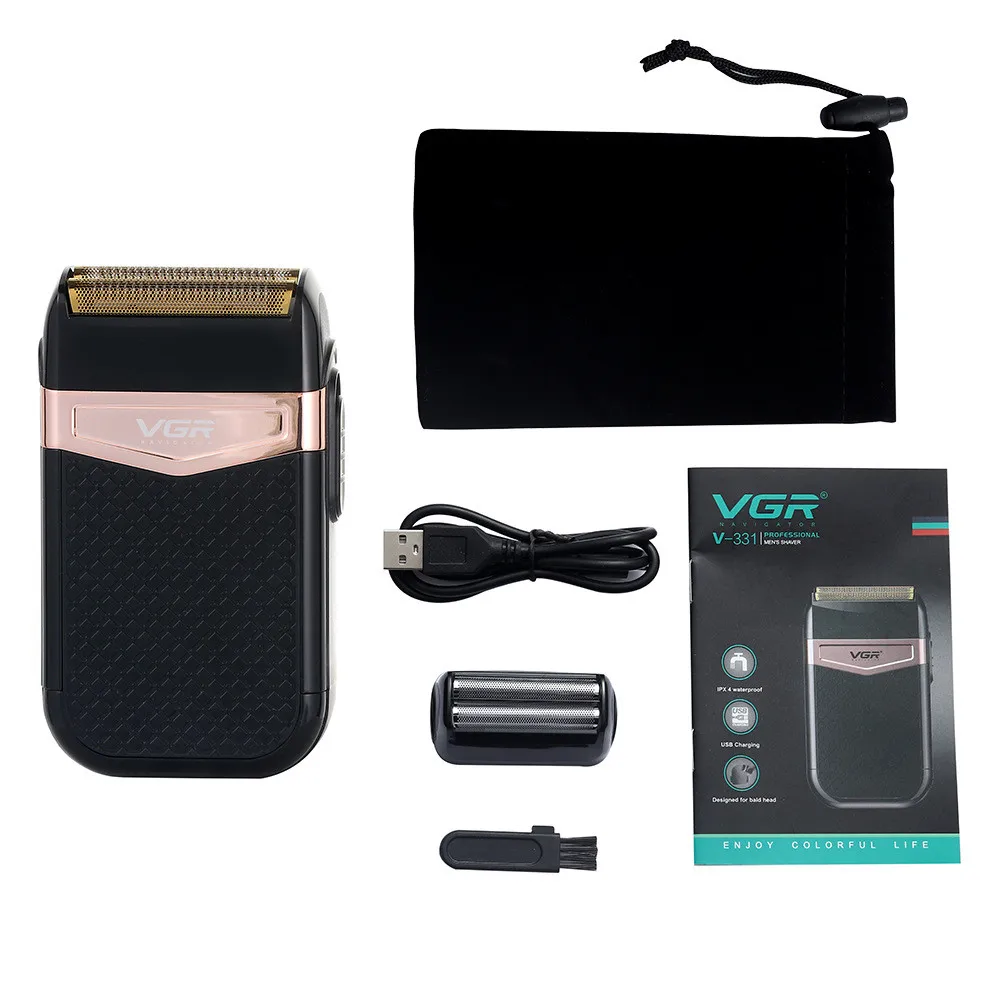 

V portable razor electric whole body washing mini leather case reciprocating razor for men