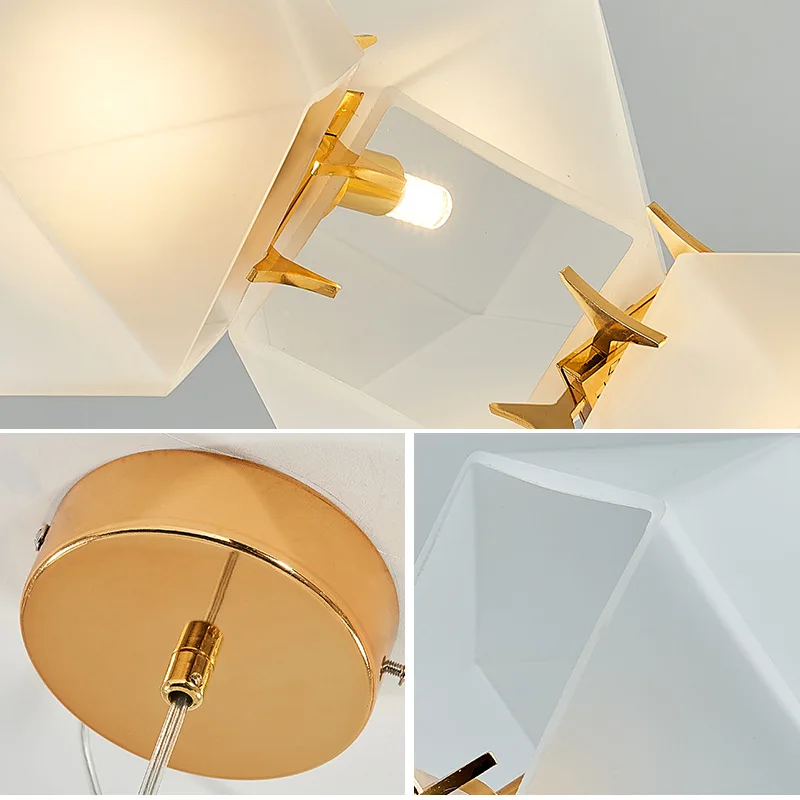 Современные роскошные стеклянные светодиодные люстры для гостиной спальни с