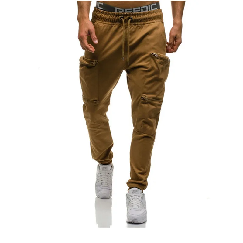 

Autumn men's pants hip hop harem jogger pants 2021 new men's trousers men's jogging Harajuku overalls multi-pocket pants sweatpa