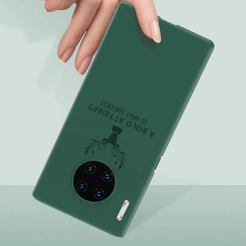 Твердый чехол из жидкого поликарбоната для huawei mate 30 Pro 5G Модный телефона 20 удобная