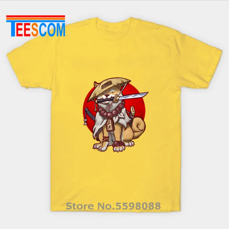 Футболка с японским аниме аката Самурай Ронин потрясающая футболка изображением