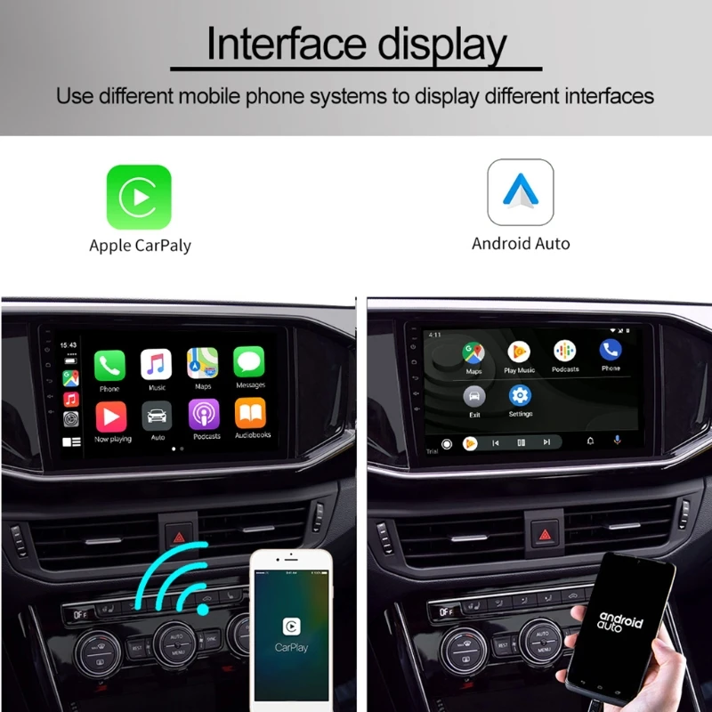 USB беспроводной адаптер совместимый с Bluetooth Carplay Dongle Auto система Android-IOS Поддержка