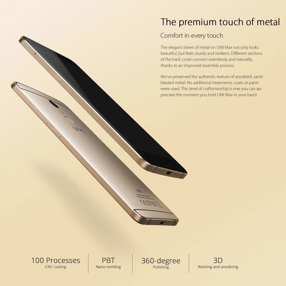 Смартфон UMIDIGI MAX 4G 5,5 дюймов 2.5D FHD 1920*1080 Android 6,0 3 ГБ+ 16 Гб 5 Мп+ 13 МП с двумя камерами для распознавания отпечатков пальцев