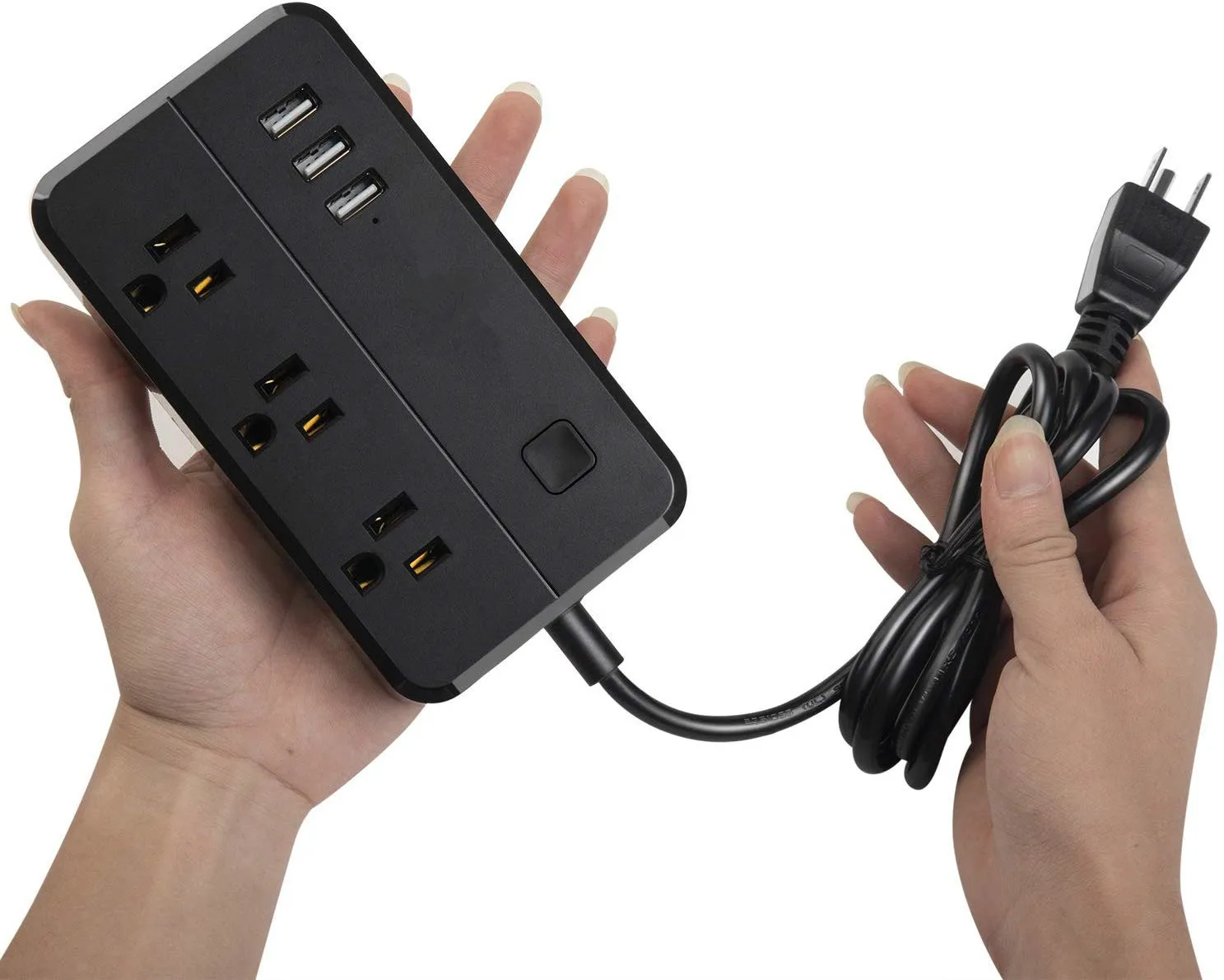 

wifi Smart Power Strip 3US plug Overload Switch Surge Protector 3USB Charger Google Home Alexa 1.25m 15A wifi socket