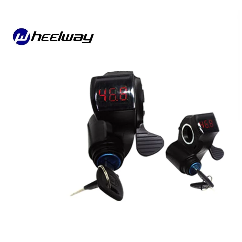 Дроссельная заслонка на палец для электрического велосипеда с 3 мя скоростями