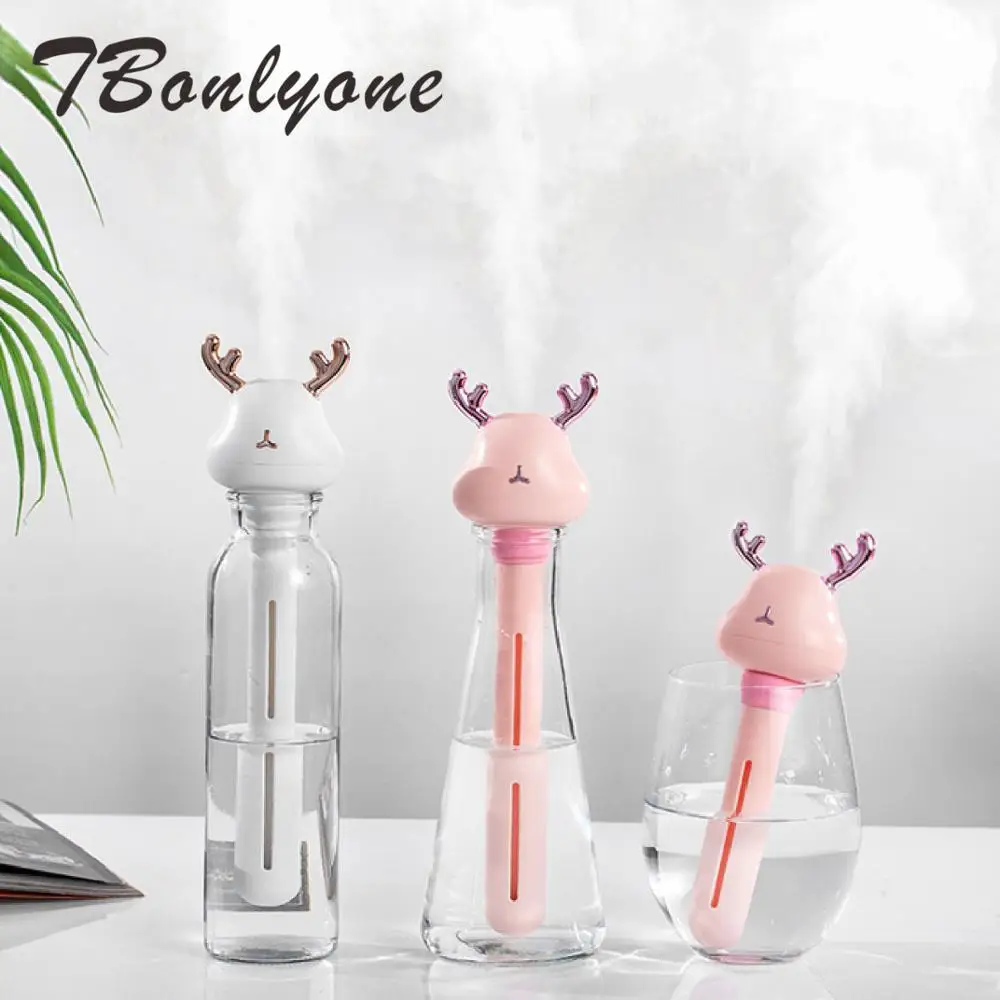 Электрический ультразвуковой мини-увлажнитель воздуха с изображением оленя