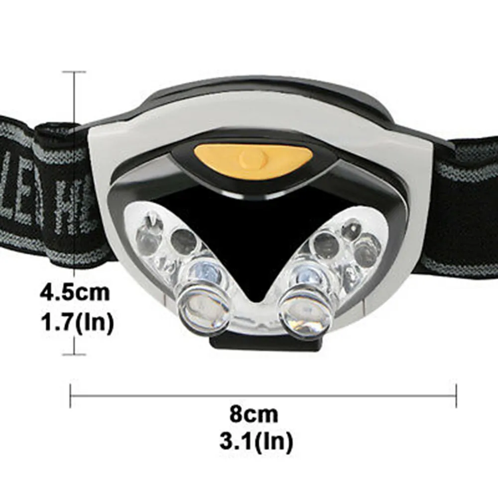 

Bright Headlamp Camping Headlight Compact Fishing LED Lightweight Outdoor