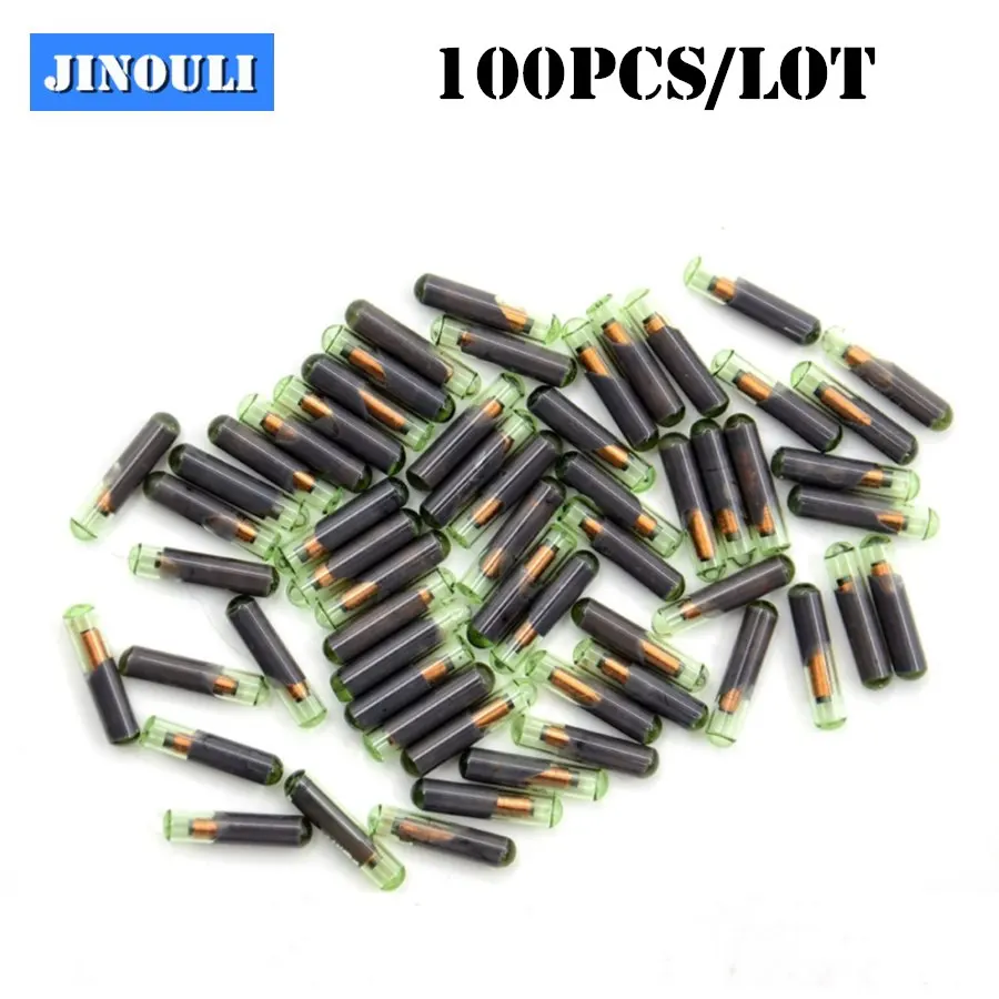 100 шт./лот ID48 Автомобильный ключ транспондер чип ID 48 стеклянная трубка для VW AUDI Passat