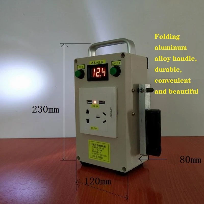 Kopen Draagbare Led Zaklamp Hand Crank Dynamo Zaklamp Lantaarn Professionele Solar Power Tent Licht Voor Outdoor Camping Bergbeklimmen