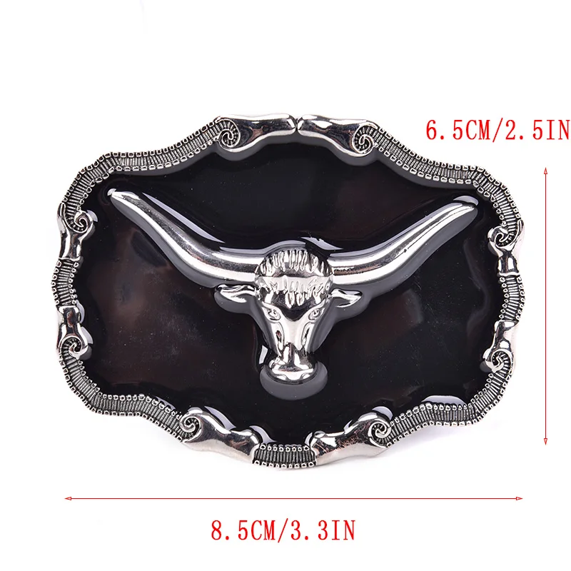 Винтажные ковбойские пряжки с длинным Рогом пряжка для ремня Texas |