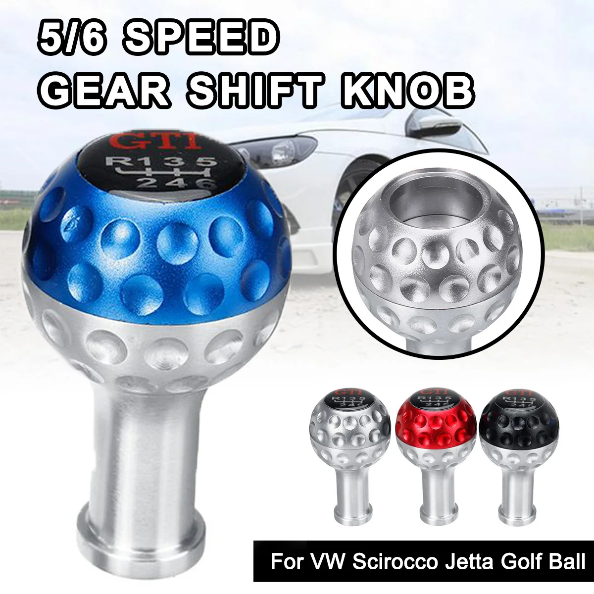 Алюминиевый Рычаг переключения передач для VW Scirocco Jetta Golf Ball 5 и 6 скоростей с
