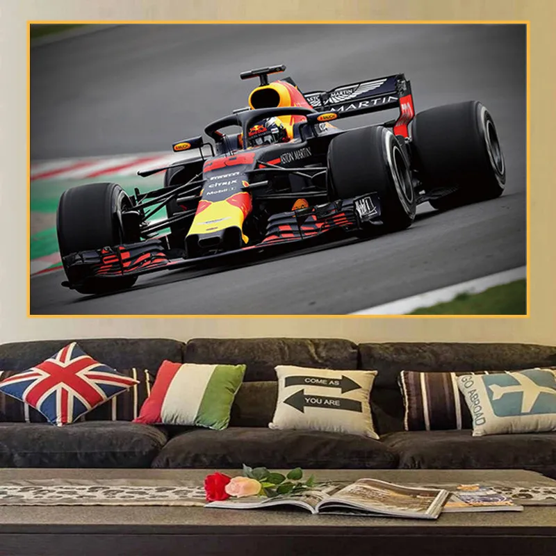 

Picture Mclaren F1 Race Car Wall Art Vehicle Posters Prints Canvas Raceway Racing Sport Canvas Painting Living Room Bedroom