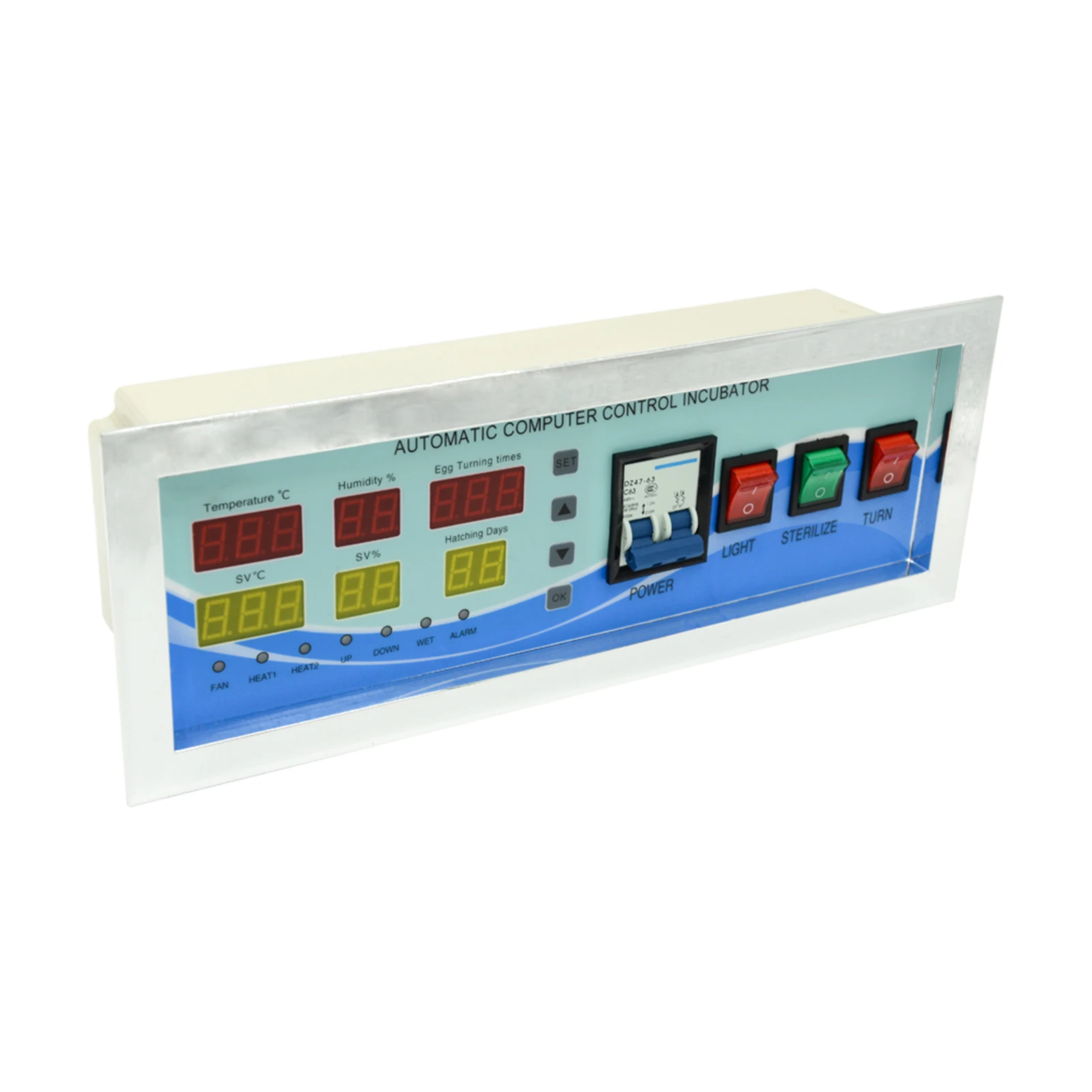

Full Automatic Egg Incubators Controller Smart Temperature Humidity Controller 6-Display Screen Hatcher Accessories For Chicken
