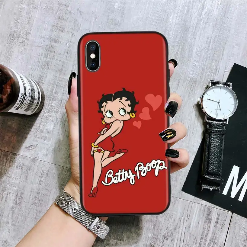 Betty boop винтажный черный чехол для телефона huawei mate 30 20 10 P30 P20 P10 Pro Lite P Smart Z роскошный Coque Shell