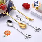 1 шт., кофейная ложка, набор столовых приборов, ложка для мороженого из нержавеющей стали