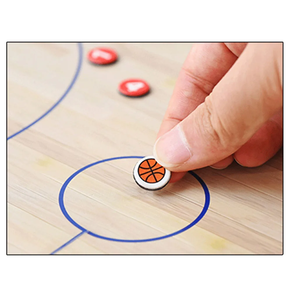 

Magnetic Professional Basketball Coaching Board Erase Resuable Clipboard with Dry Erase Marker Pen and Zipper Bag