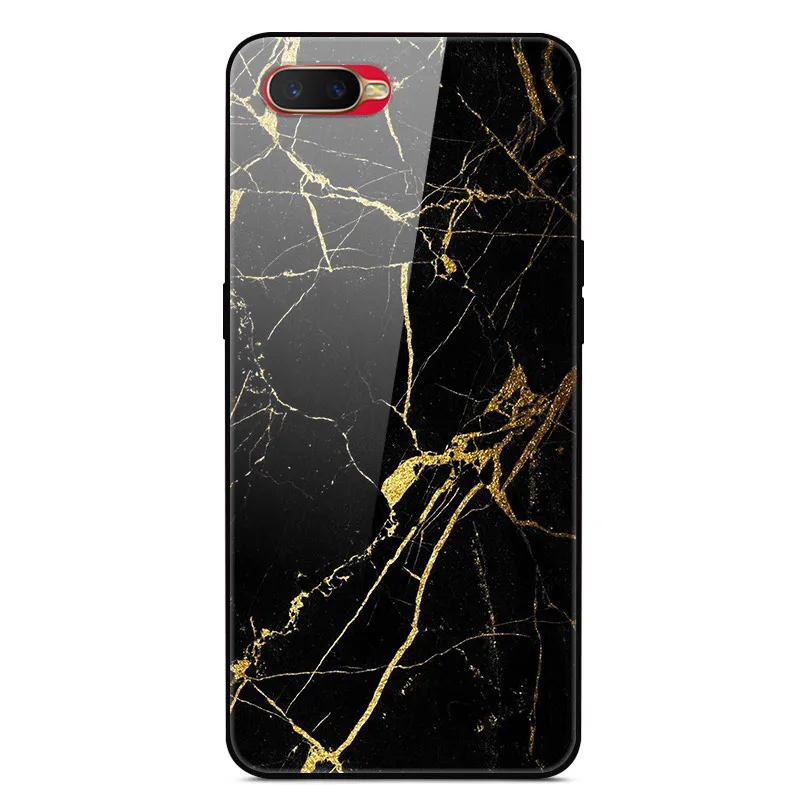 Чехол из закаленного стекла для OPPO RX17 Neo чехол силиконовый бампер жесткая стеклянная задняя крышка для OPPO RX17 Neo RX 17 Neo A1K AX7 Capas