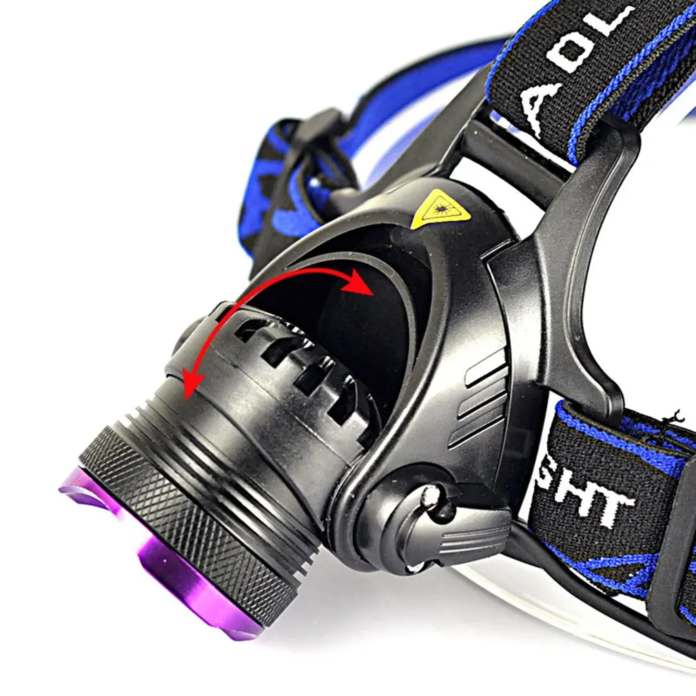 Фары T6 с бликовым покрытием для рыбалки на открытом воздухе верховой езды